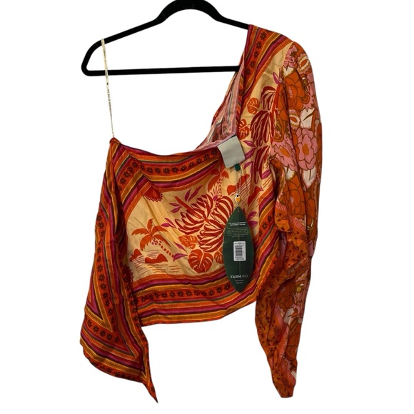 NWT FARM RIO Farm Rio Forest Mixed Scarves Top Size XL. - Picture 4 of 10